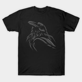 dark crows head T-Shirt